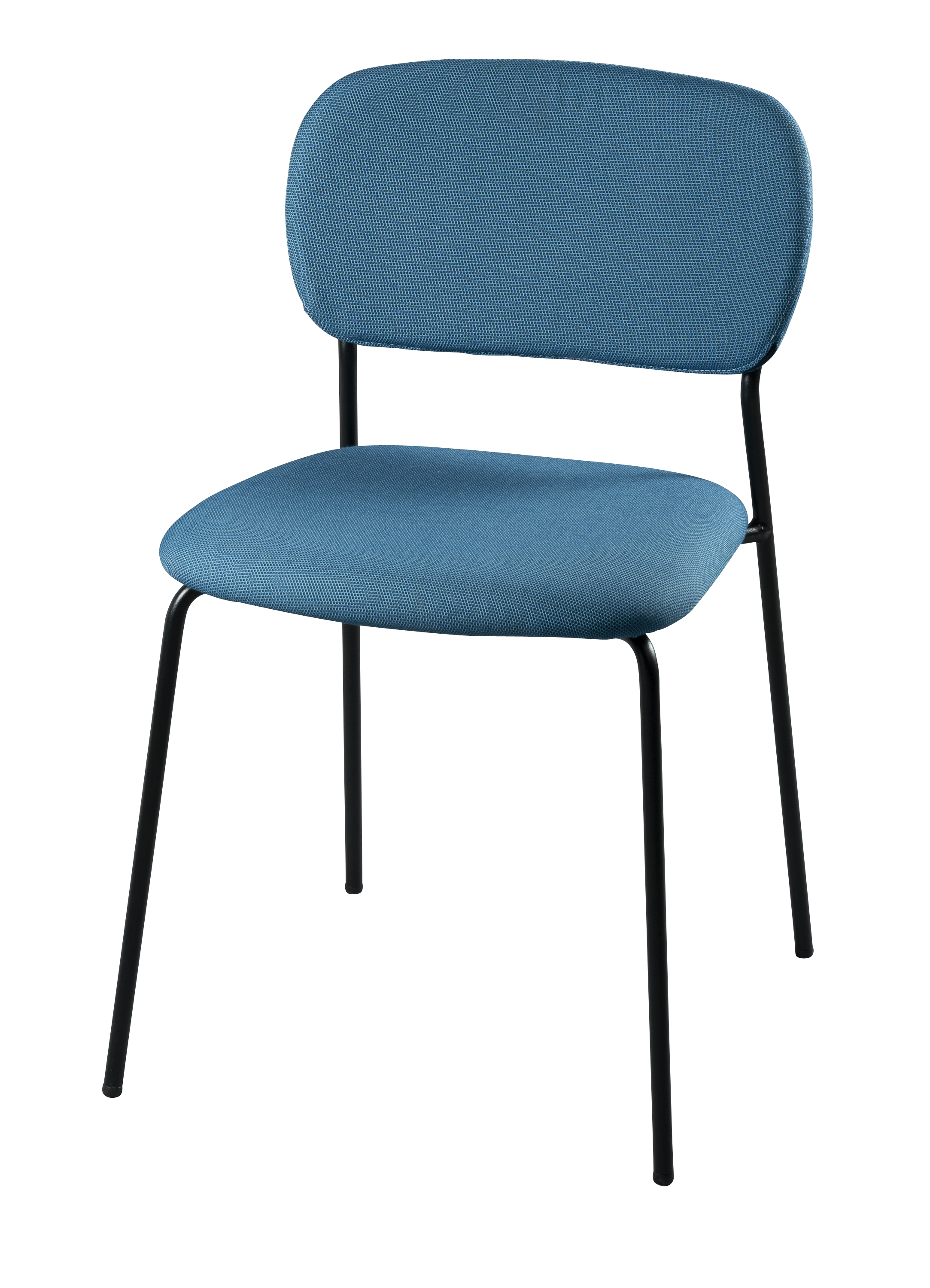 JAZZ Stuhl in blau von vorne